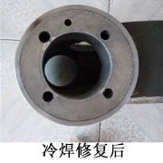 化工一厂裂解车间涡轮减速箱体修复后